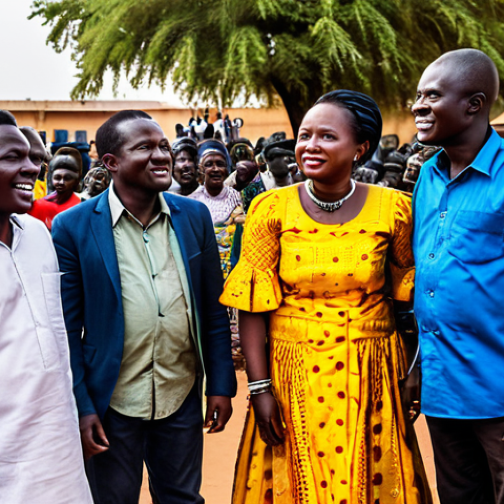 부르키나파소의 문화 정책 및 예술 지원 프로그램 - FESPACO Celebration**

"A vibrant scene at FESPACO, the Panafrican Film and Television Festival of O...