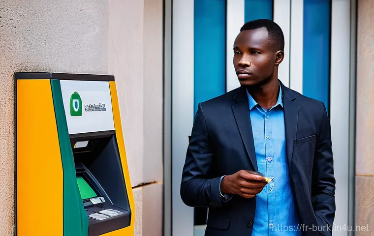 부르키나파소에서 신용카드 사용 가능 여부 - **Prompt:** A heartwarming and efficient scene showcasing the widespread use of Mobile Money in a to...